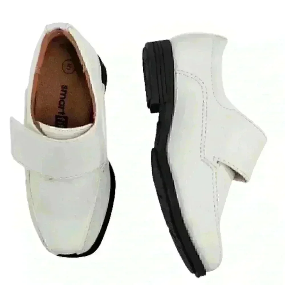 SmartFit Boys' Toddler Grant Strap Slip-On Dress Shoe Boy'